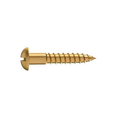 Lot de 15 Vis Laiton tête Ronde Standers Diam.4 Mm X L.25 Mm