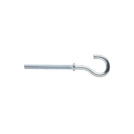 Lot de 8 Crochet à Visser Acier Zingué Diam.40 X L.40 Mm Standers