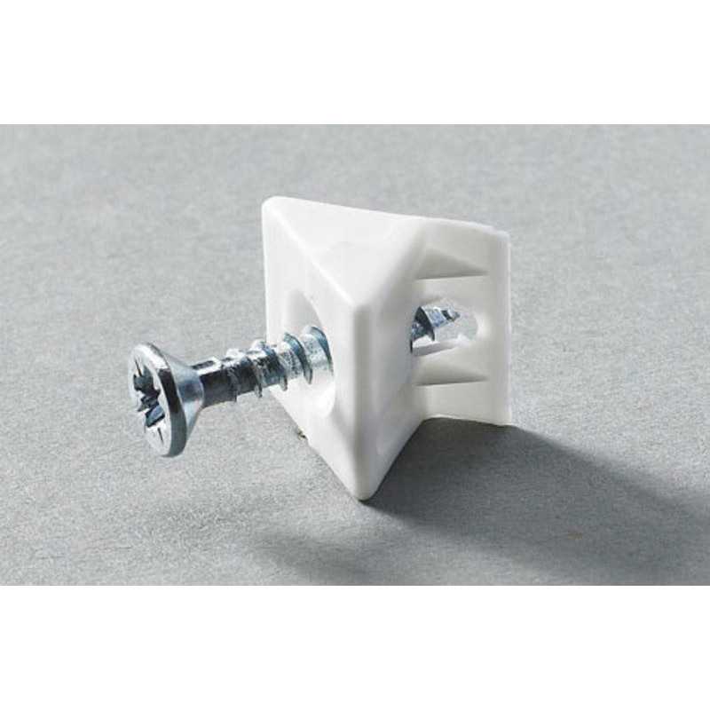 Lot de 20 stabilisateurs dangle pour paroi arrière en plastiqueL.10mm