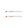 Lot de 2 Lames Métal Coupe Droite 2-8 Mm Dexter Pour Scie Sabre