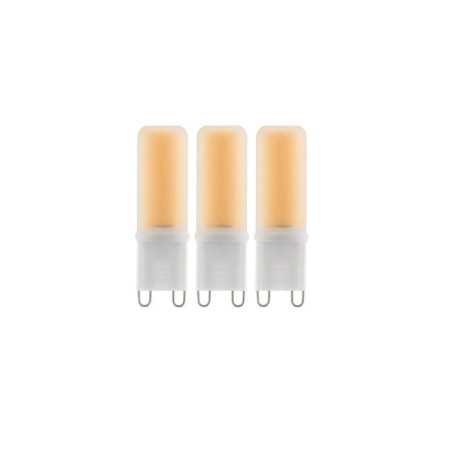 Lot de 3 ampoules led à filament dépoli capsule G9 25 W LEXMAN