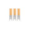 Lot de 3 ampoules led à filament dépoli capsule G9 25 W LEXMAN