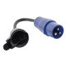 Adaptateur Caravaning F16A M Cee17 3G2.5 Zenitech