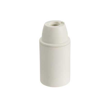 Douille électrique E14 à Vis Thermoplastique Blanc