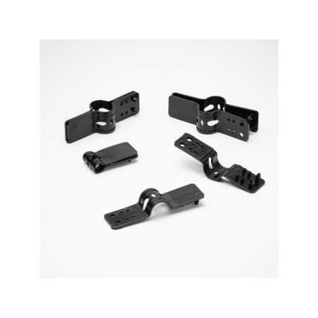 Lot de 20 Clips Universel Pour Brise-Vue Naterial Noir