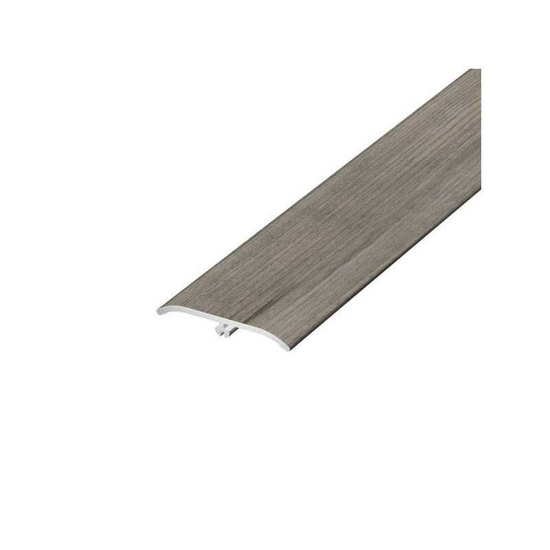 Barre de seuil à fixer avec cheville invisible à coller effet bois830x37mm