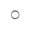 Anneaux 28 Mm métal gris - argent