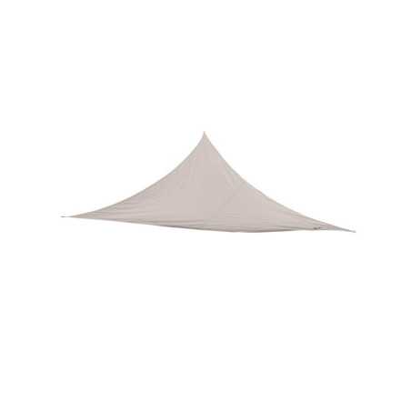Voile d'ombrage triangulaire taupe L.360 x l.360 cm -  - meilleure qualité