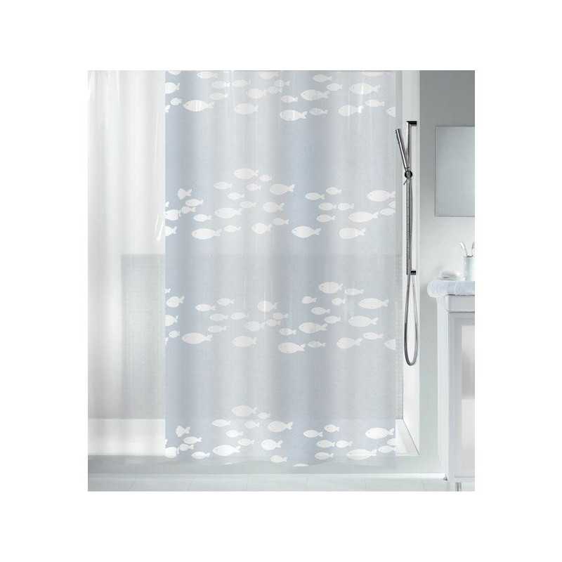 Rideau de douche en peva Sardaigne 180 x 200 cm