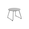 Table de jardin basse NATERIAL Timea rond naturel