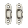 Lot de 2 platines à oeil inox Diam.6