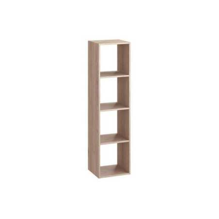 Etagère cube décoratif SPACEO KUB chêne H. 139.3 x L. 36 x P. 31 cm
