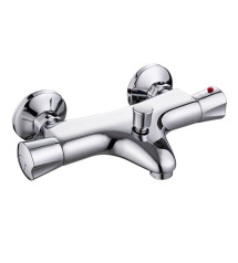 Mitigeur thermostatique de baignoire chrome chromé Nerea -  - meilleure qualité