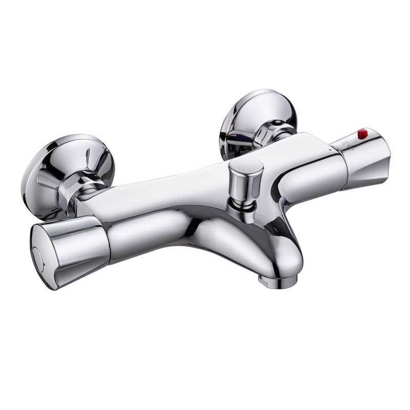 Mitigeur thermostatique de baignoire chrome chromé Nerea -  - meilleure qualité