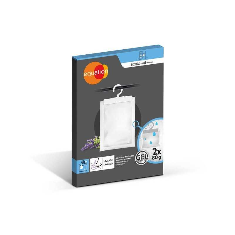 Absorbeur dhumidité avec une recharge lavande à suspendre 6 M²