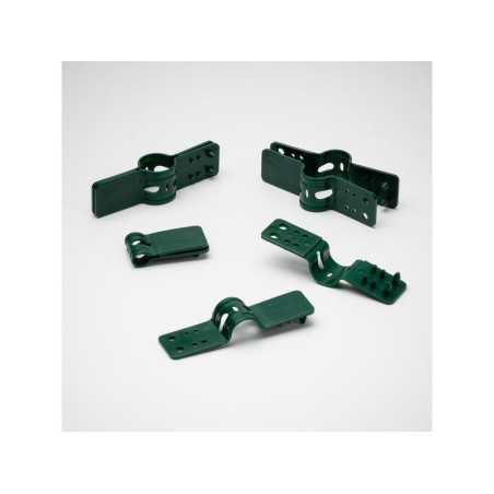 Lot de 20 Clips Universel Pour Brise-Vue Naterial Vert