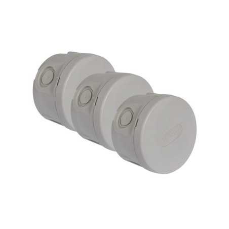 Lot de 3 boîtes de dérivation étanche en saille dEBFLEX 3 entrées