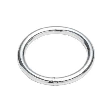 Lot de 4 Anneaux Acier ZinguÃ© Standers L.38 X L.38 X Ep.4 Mm