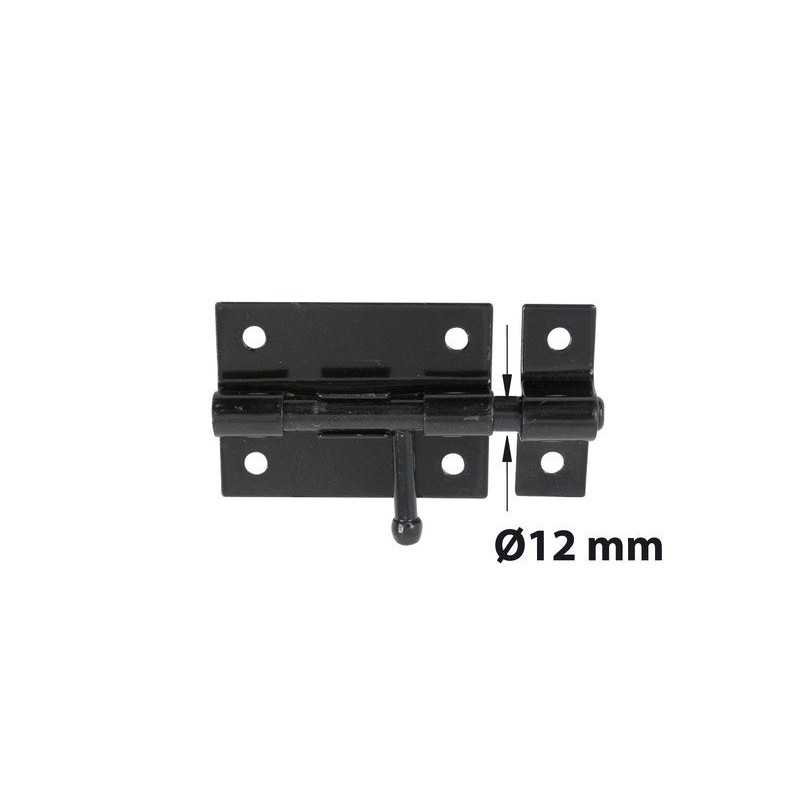 Verrou à levier verrou de Box + gauche Diamètre 12 Mm Afbat Acier Peint Noir