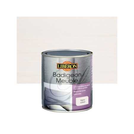 Badigeon Meuble Liberon Blanc CotonMat 0.5 L