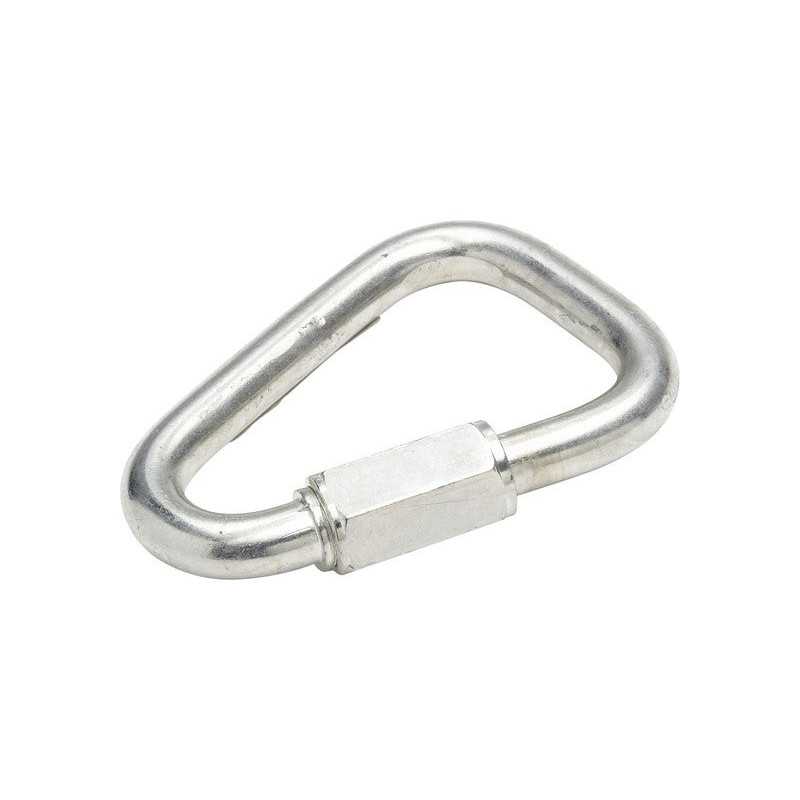 Maillon rapide acier zingué Standers L.104 X L.75 X Ep.12 Mm