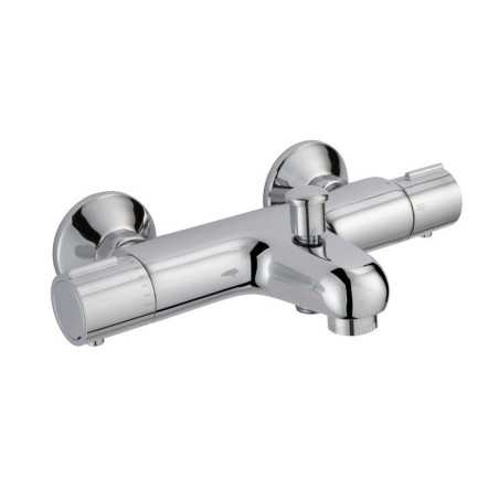 Mitigeur thermostatique de baignoire chromé