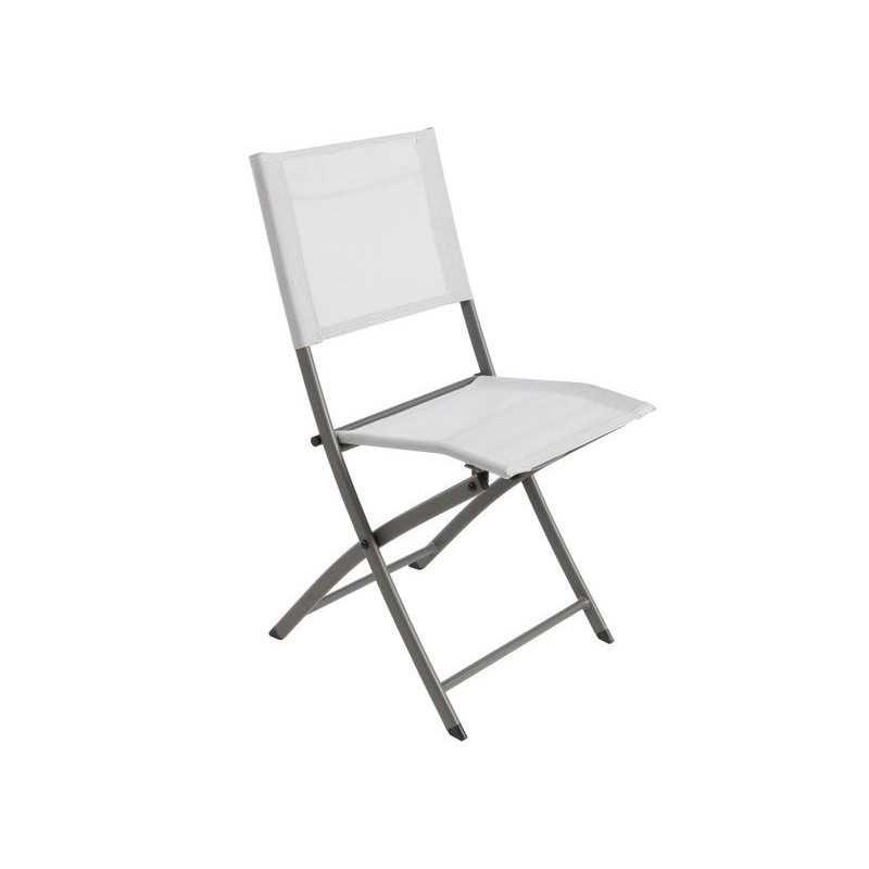 Chaise de jardin NATERIAL Emys en acier gris -  - meilleure qualité