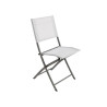 Chaise de jardin NATERIAL Emys en acier gris -  - meilleure qualité