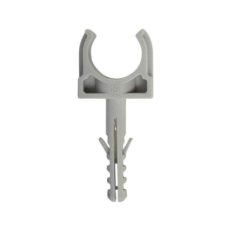 Lot de 10 Clips Et Chevilles Diam.16 L.60 Mm