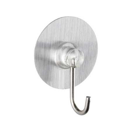 Lot de 4 petits crochets 1 tête chromé Static-loc -  - meilleure qualité