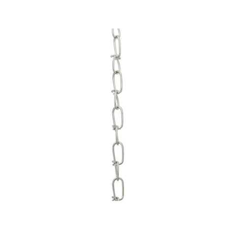 Chaine acier STANDERS diam. 1.4 x L. 8 mm x L. 2.5 m