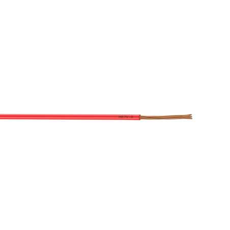 Fil électrique 2.5 mm² H07Vu en couronne de 10M rouge