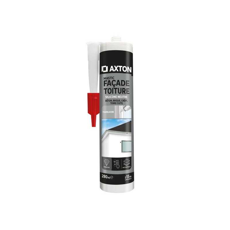 Mastic Détanchéité Façade Axton Transparent 280 Ml