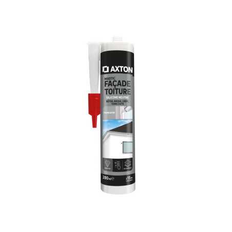 Mastic Détanchéité Façade Axton Transparent 280 Ml