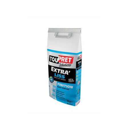 Enduit de lissage toupret Extra Liss 5 Kg En Poudre Pour Mur - Plafond Intérieu