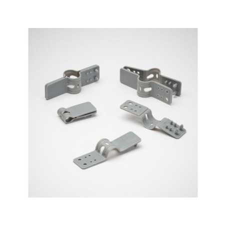 Lot de 20 Clips Universel Pour Brise-Vue Naterial Gris
