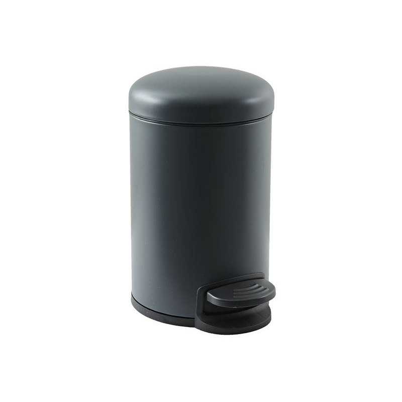 Poubelle de salle de bains 3L grise SENSEA Easy -  - meilleure qualité