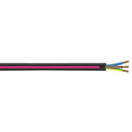 Câble électrique 3 G 1.5 MmÂ² U1000R2V L.10 M Noir