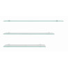 Tablette verre clair