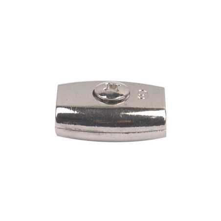 Lot de 2 Serre-Cordes Zamak Standers Diam.4 X L.32 X L.20 Mm