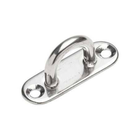 Lot de 2 platines à ?il Inox Diam.4.2 X L.15 Mm