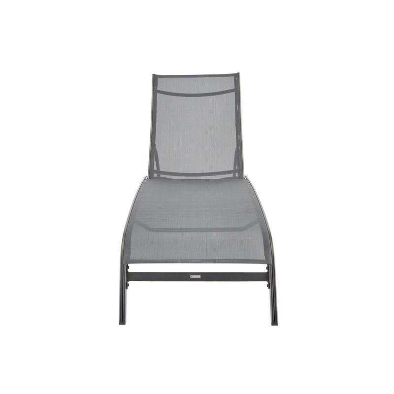 Bain de soleil en aluminium NATERIAL Lyra gris anthracite