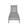 Bain de soleil en aluminium NATERIAL Lyra gris anthracite
