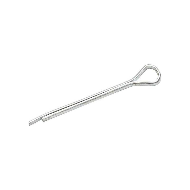 Lot de 20 goupilles fendues acier Diam.1.2 Mm L.20