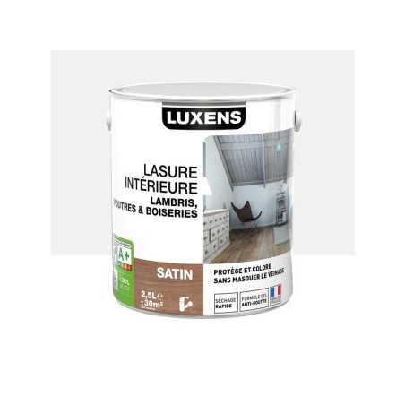 Lasure IntÃ©rieure Poutre Et Lambris 2.5 L Luxens
