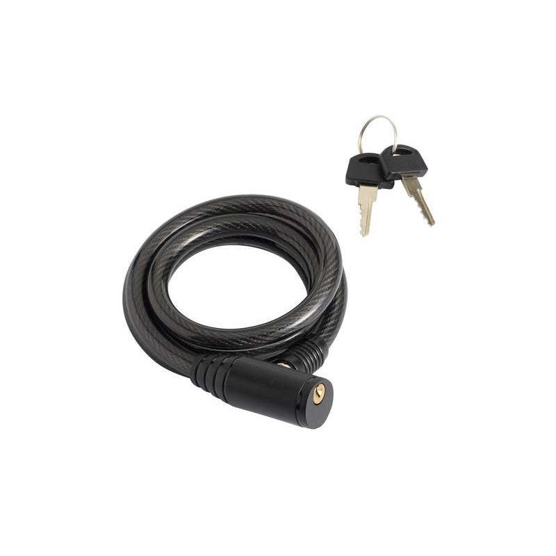 CÃ¢ble de verrouillage Ã  clÃ© L. 1 m x diam. 3 mm