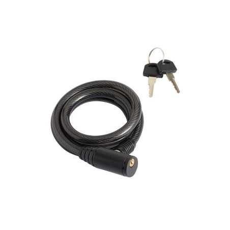 CÃ¢ble de verrouillage Ã  clÃ© L. 1 m x diam. 3 mm