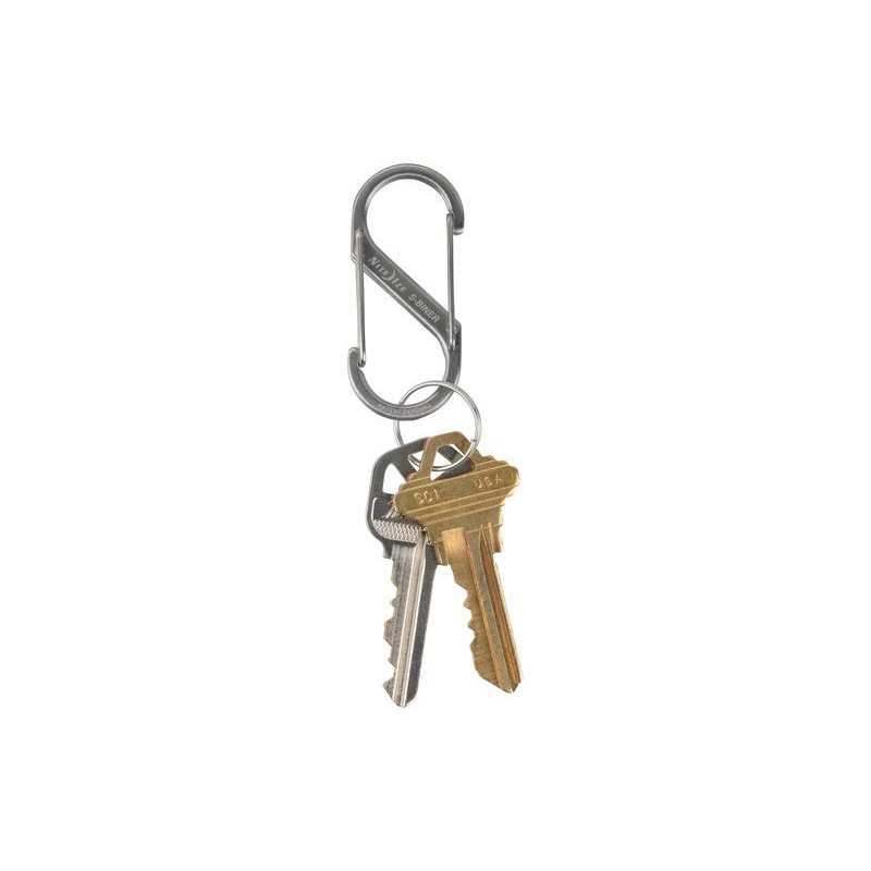 Mousqueton double S-BINER inox 5CM SUNCO