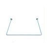 Barre coudée angle droit L.90 cm
