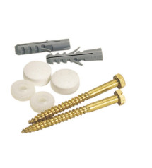 Lot de 2 chevilles clips pour fixation L.9 X H.11 Cm